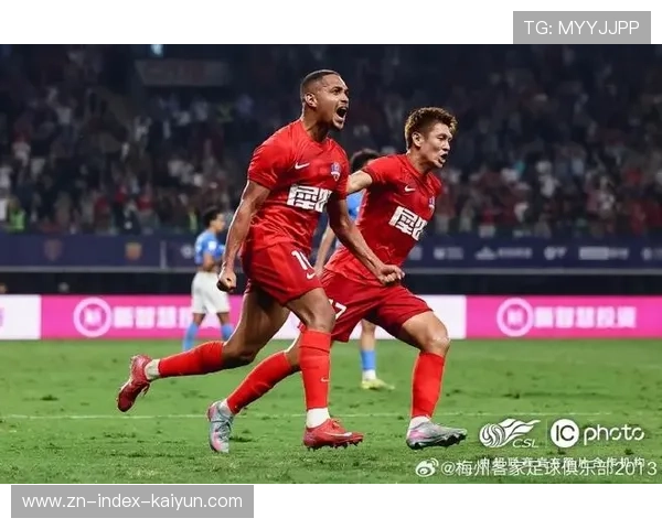 梅州客家VS大连英博海发，罗德里格庆祝进球